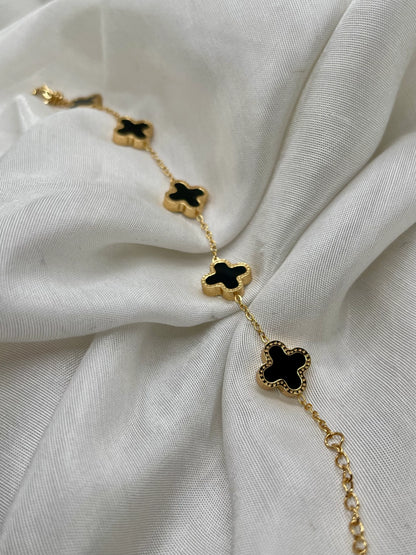 Clover Bracelet for Girls – Trending Stainless Steel Bracelet - Mux E Mart