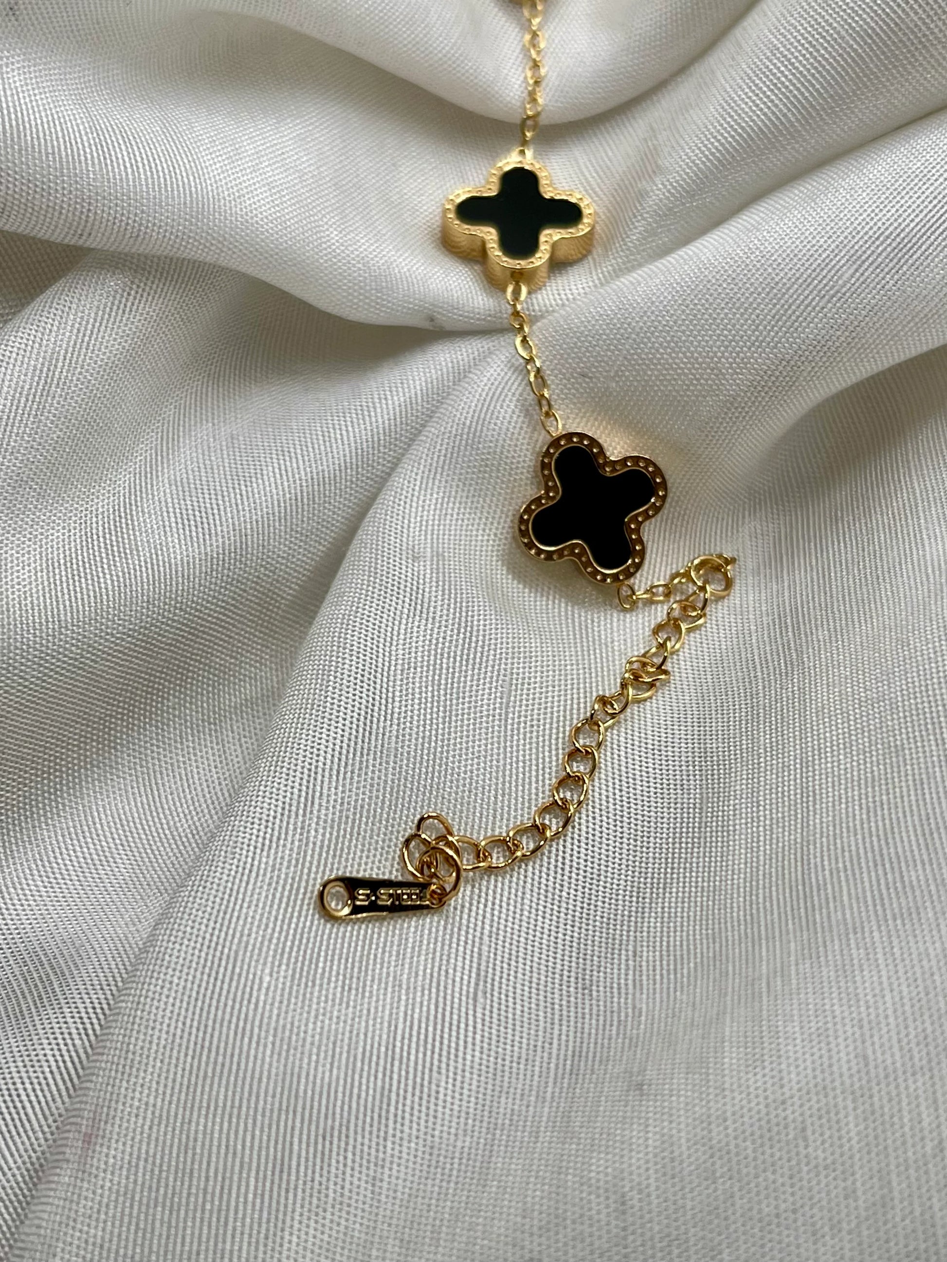 Clover Bracelet for Girls – Trending Stainless Steel Bracelet - Mux E Mart