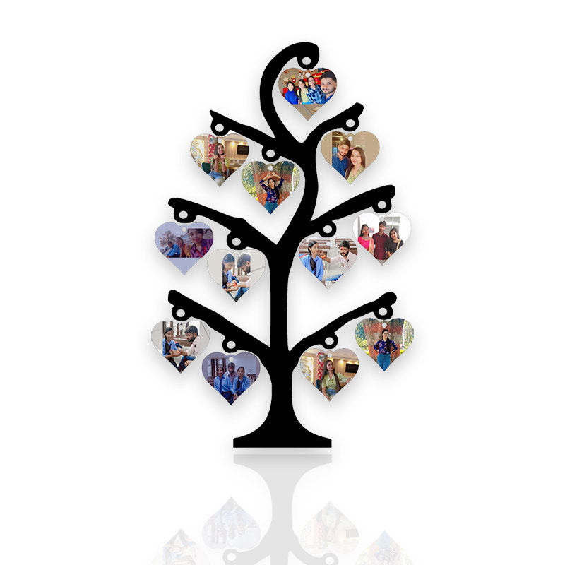 Mux E Mart Customized Family   Memories Tree Photo Table Top - Mux E Mart