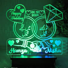 Mux E Mart Tu Mujhe Qabool"Mai Tujhe Qabool"3d Customized illusion Lamp - Mux E Mart